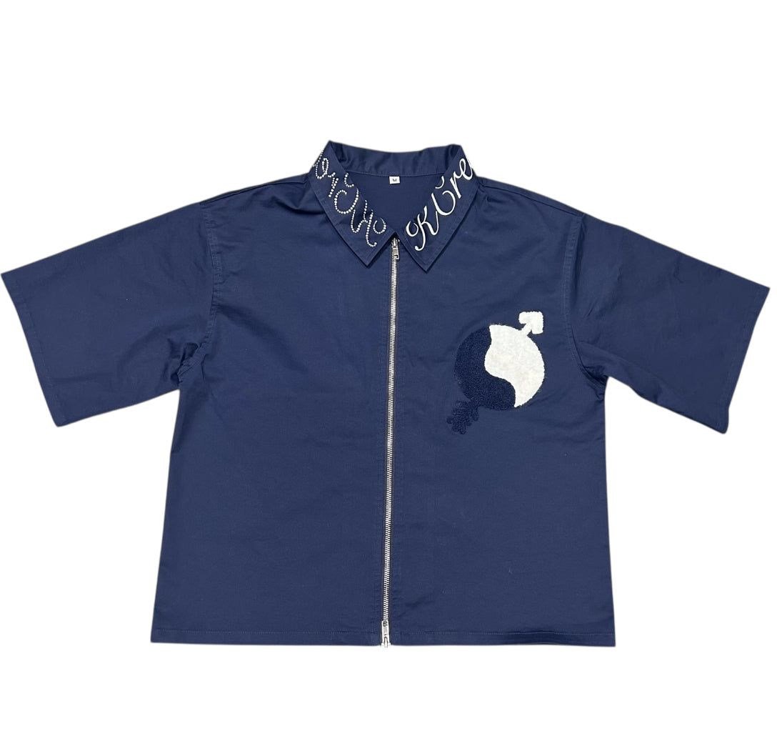 Dangerous Art Navy Blue Workman Shirt