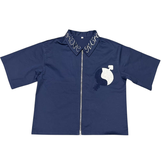 Dangerous Art Navy Blue Workman Shirt